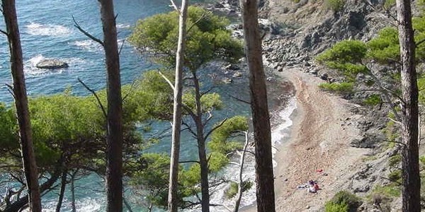 Plage à proximité du camping chrétien Le Roumagnan